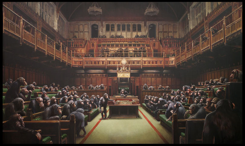Membri del Parlamento di Banksy http://www.banksy.co.uk/indoors/mp.html