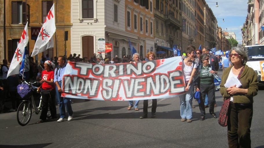 Manifestazione nazionale per i beni comuni e contro le privatizzazioni del 17/05/14 a Roma