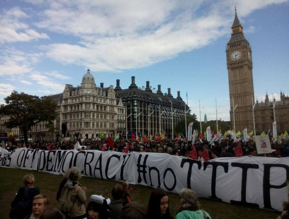 Mobilitazione europea Stop TTIP l'11 ottobre 2014 a Londra